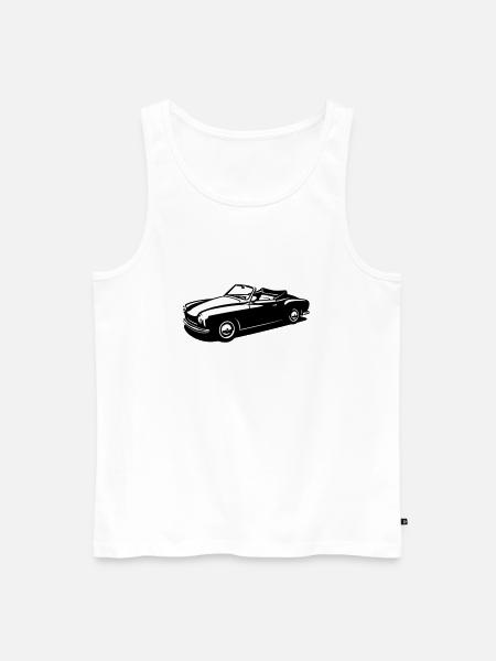 Oldtimer Cabrio 14 (2c) - Männer Premium Bio Tank Top - Weiß