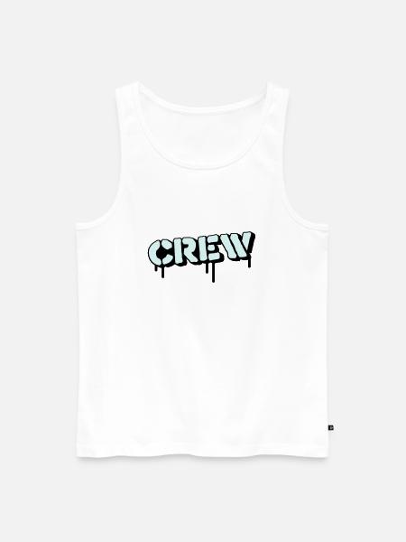 crew - Männer Premium Bio Tank Top - Weiß