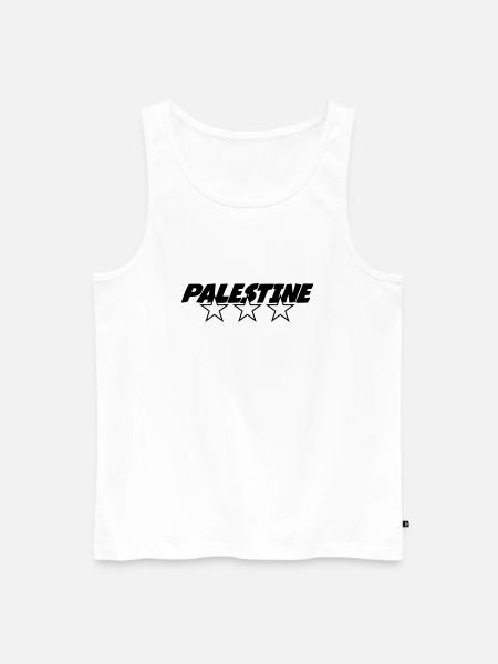 Palestine - Men's Premium Organic Tank Top - white