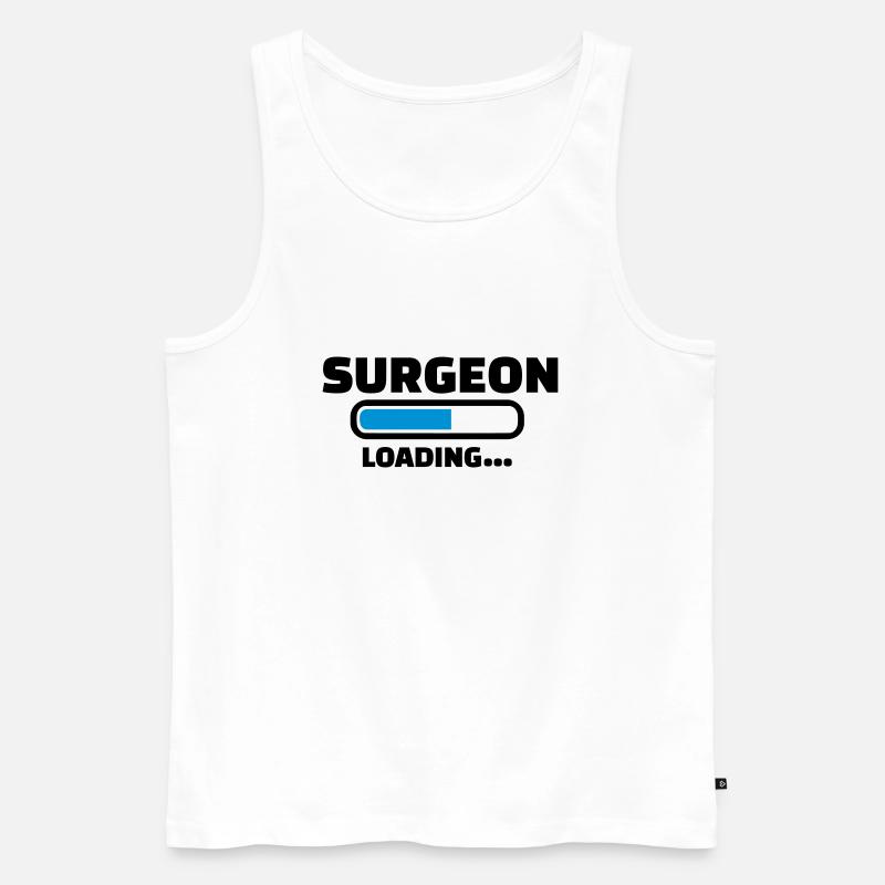 Chirurg - Männer Premium Bio Tank Top - Weiß