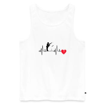 Dirigenten Geschenk Dirigieren Musik Dirigent - Männer Premium Bio Tank Top - Weiß - Vorne - AI Model Male 178 light (178cm)