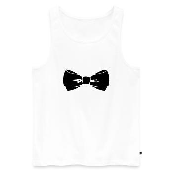 Loop - Men's Premium Organic Tank Top - white - Front - AI Model Male 178 light (178cm)