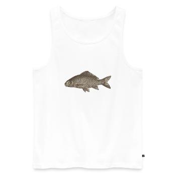 Meerestiere - Männer Premium Bio Tank Top - Weiß - Vorne - Michal (187cm)