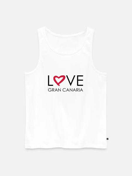love cran canaria - Men's Premium Organic Tank Top - white