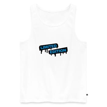 Limited Edition Graffiti - Débardeur bio Premium Homme - blanc - Devant - Michal (187cm)