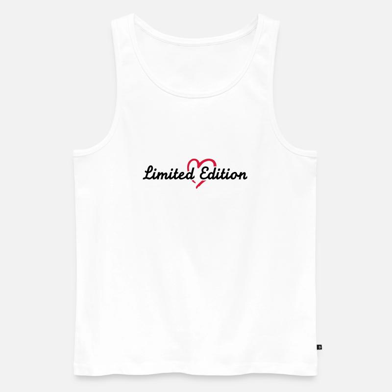 Limited Edition - Männer Premium Bio Tank Top - Weiß