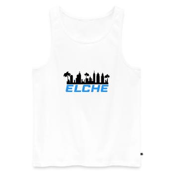 Élans - Débardeur bio Premium Homme - blanc - Devant - AI Model Male 178 light (178cm)