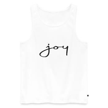 joie - joie - Débardeur bio Premium Homme - blanc - Devant - Michal (187cm)