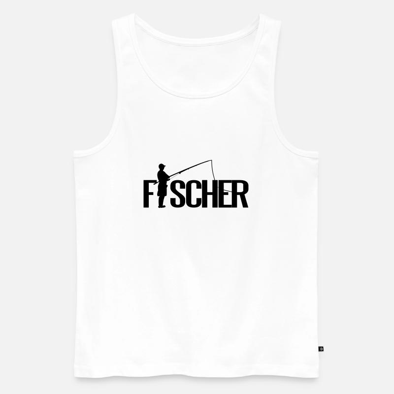 Fischer - Männer Premium Bio Tank Top - Weiß