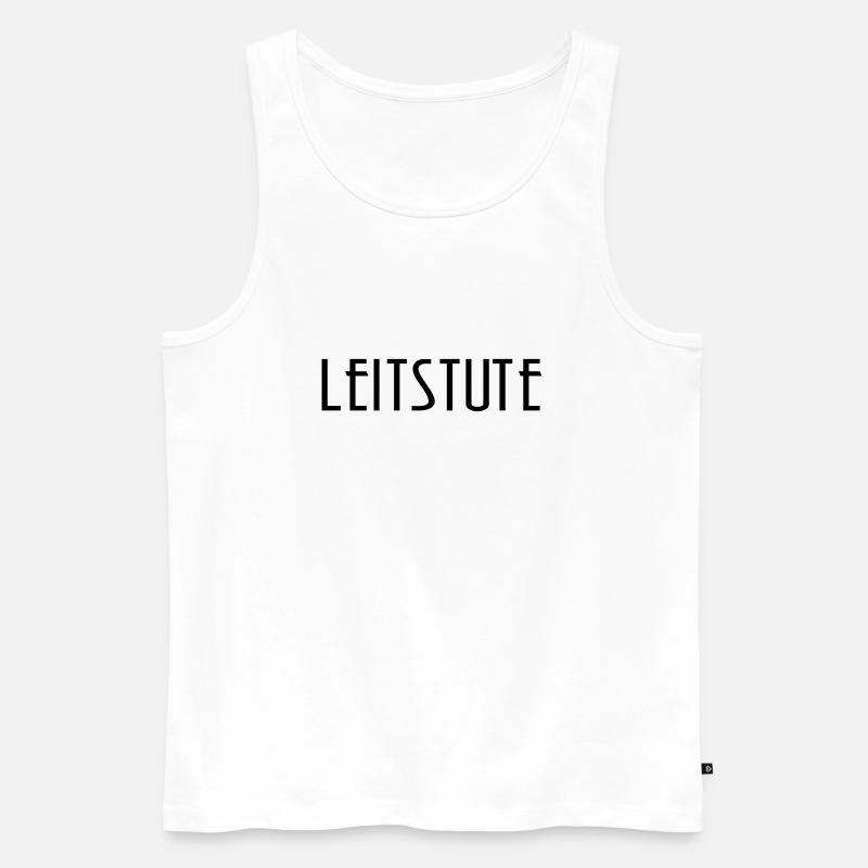 Leitstute - Männer Premium Bio Tank Top - Weiß
