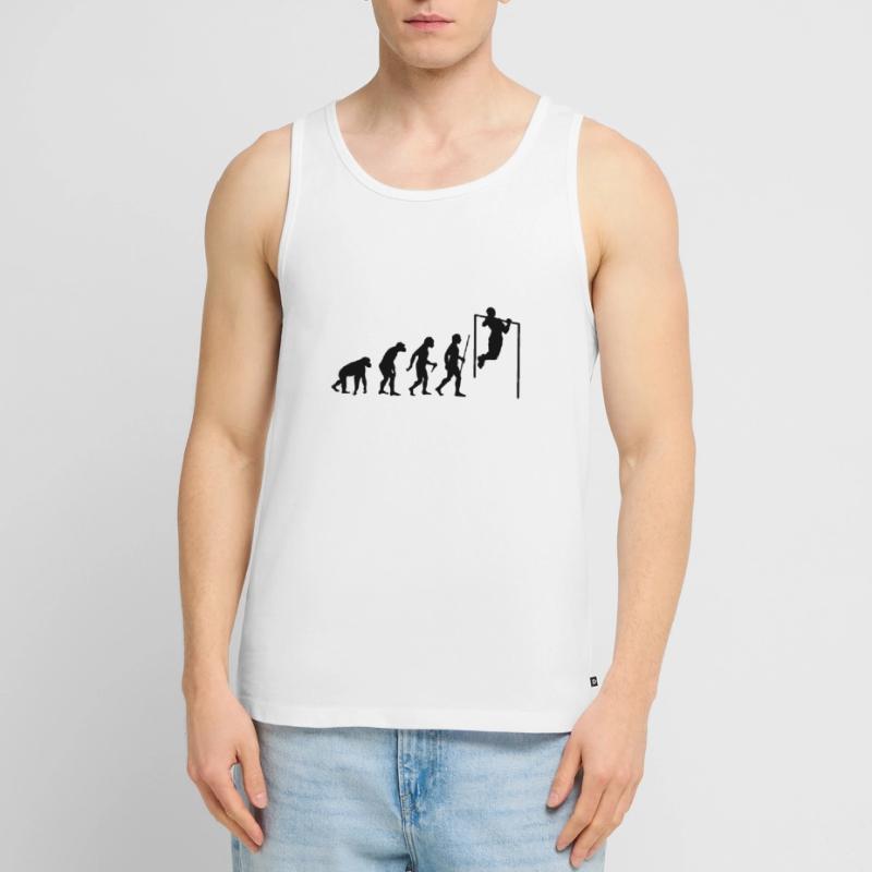 Evolution Pull Up Men's Premium Organic Tank Top