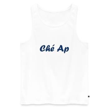 Ché ap - Débardeur bio Premium Homme - blanc - Devant - Michal (187cm)