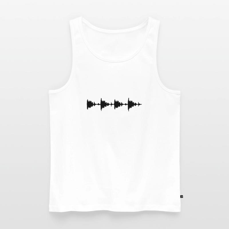 Waveform - Sample - Drumloop Débardeur bio Premium Homme