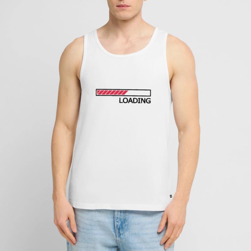 Loading Ladebalken Loading Bar Männer Premium Bio Tank Top