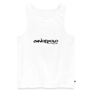 Canoepolo - Nothing else - Kanupolo - Männer Premium Bio Tank Top - Weiß - Vorne - AI Model Male 178 light (178cm)