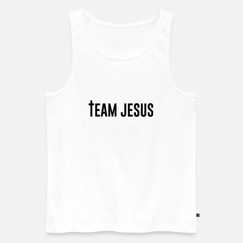 Team Jeus Geschenk - Männer Premium Bio Tank Top - Weiß
