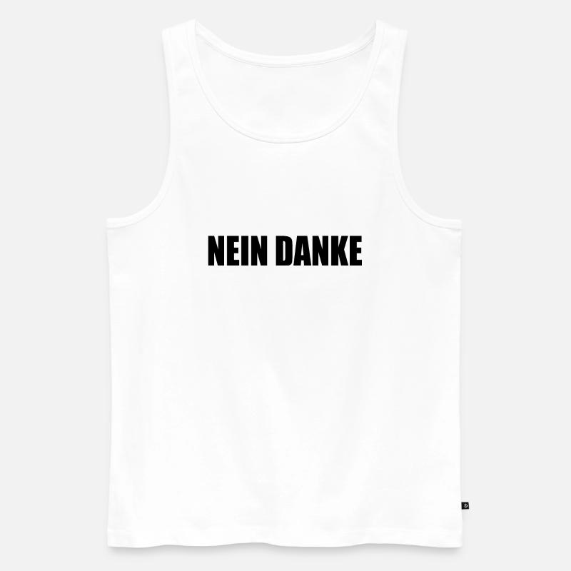text77 - Männer Premium Bio Tank Top - Weiß