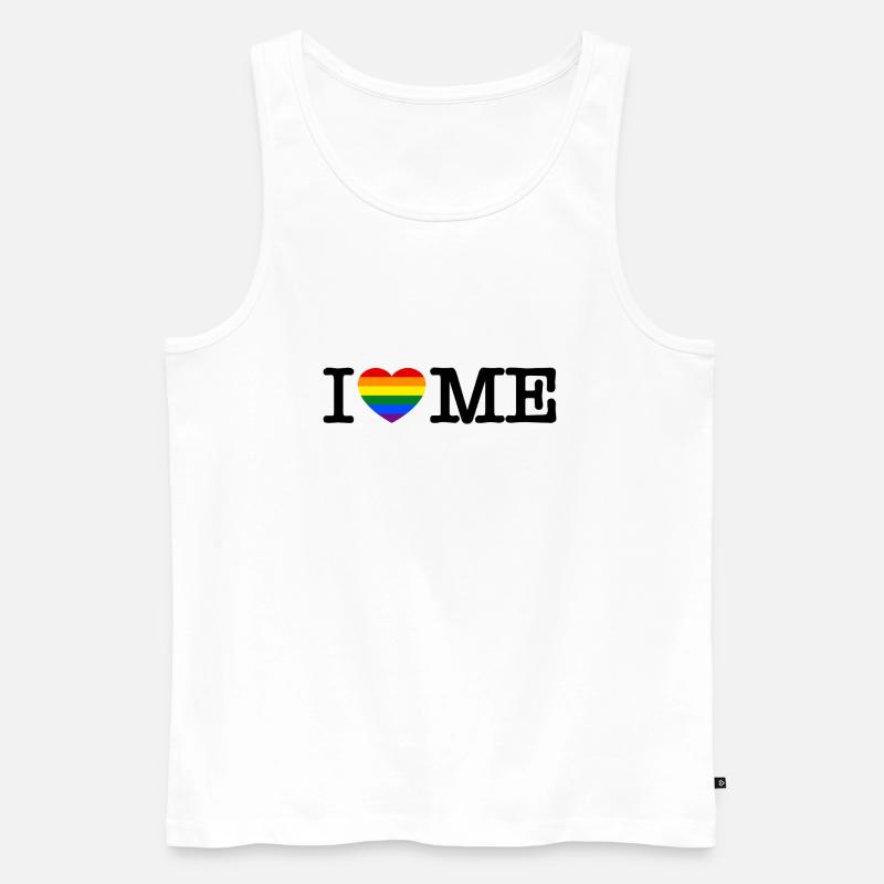 Pride2024 - Männer Premium Bio Tank Top - Weiß