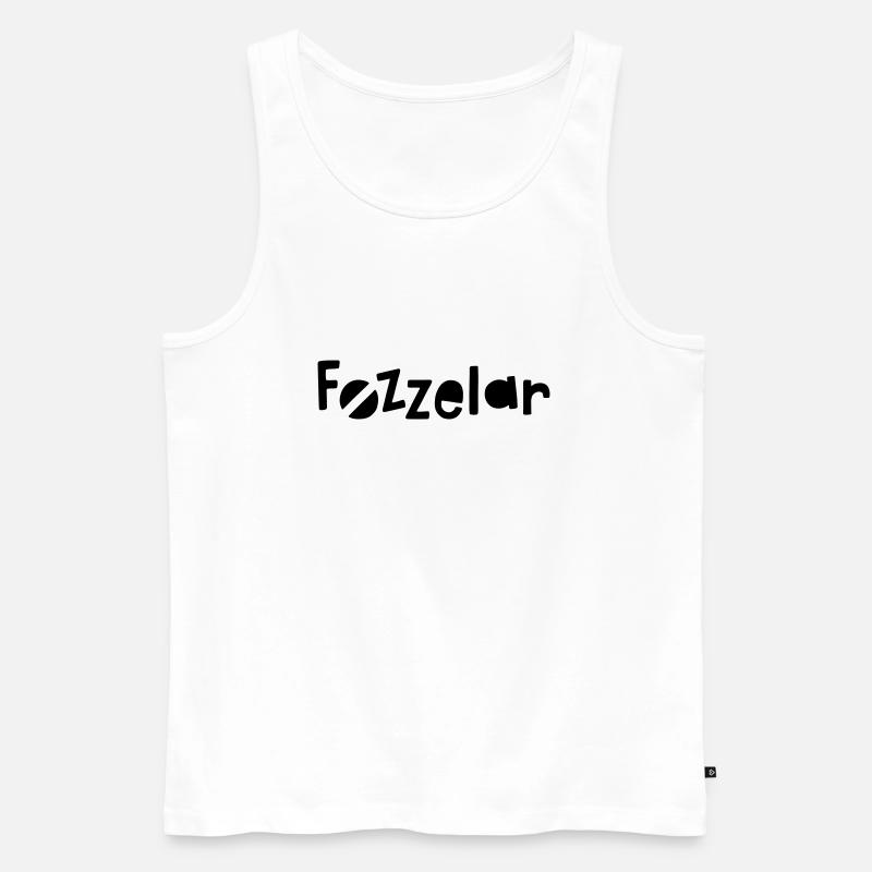 Føzzelar - Männer Premium Bio Tank Top - Weiß