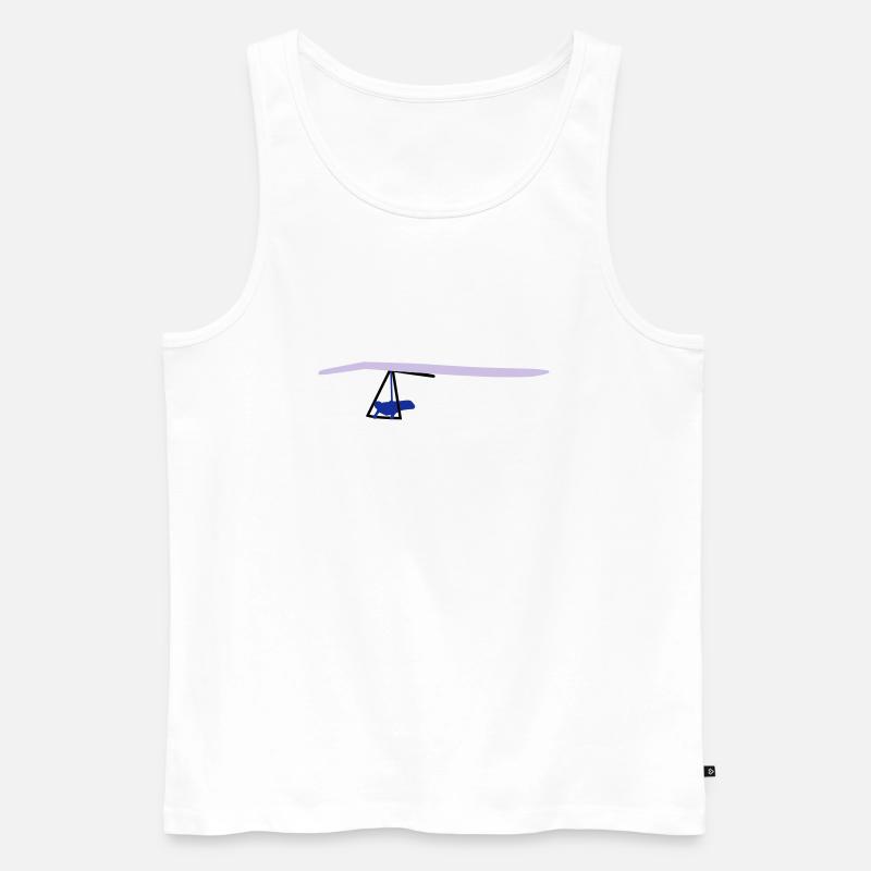 Drachenflieger - Männer Premium Bio Tank Top - Weiß