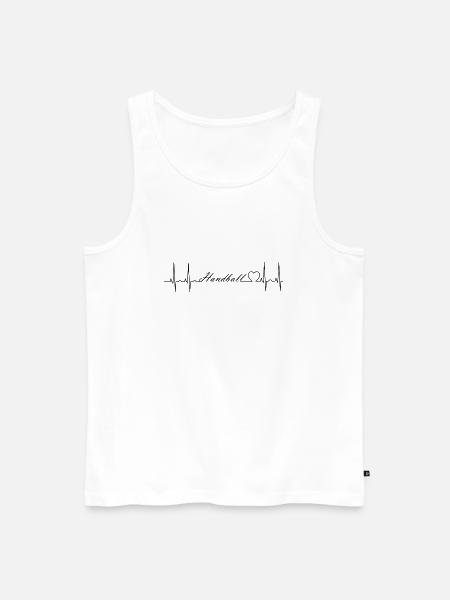 Handball - Männer Premium Bio Tank Top - Weiß
