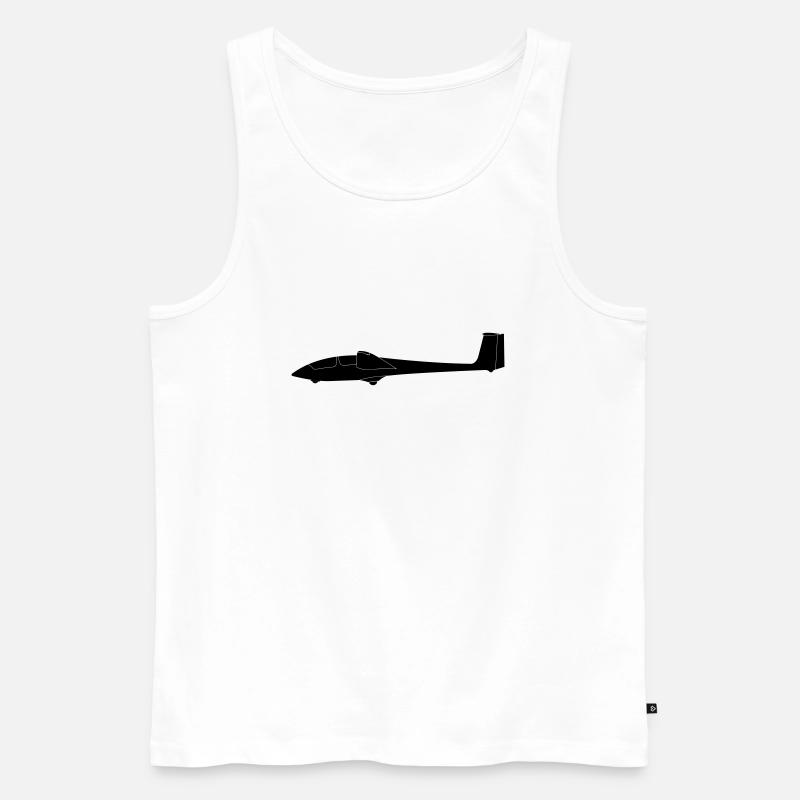 ASK 21 - Männer Premium Bio Tank Top - Weiß