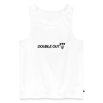 dart,dartscheibe,180,triple,dartpfeil,verein,steel - Männer Premium Bio Tank Top - Weiß - Vorne - AI Model Male 178 light (178cm)