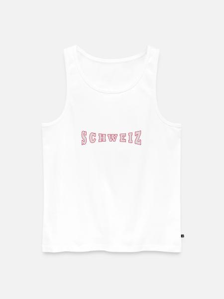 Schweiz - Männer Premium Bio Tank Top - Weiß