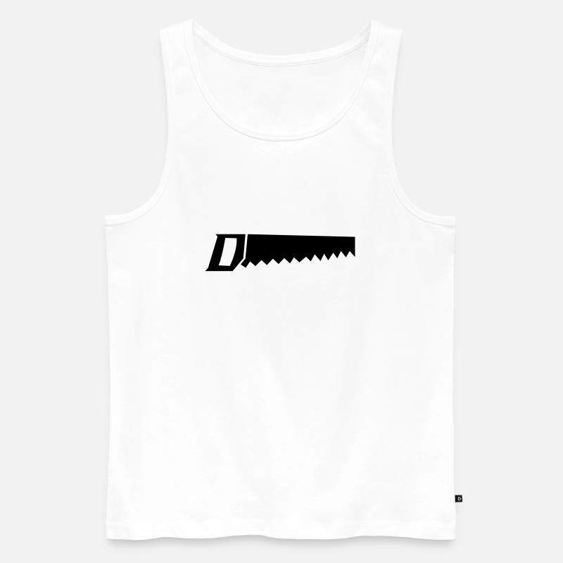 saege - Männer Premium Bio Tank Top - Weiß