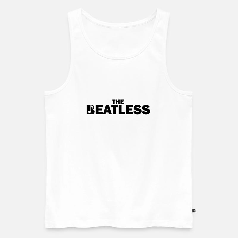 the beatless - Männer Premium Bio Tank Top - Weiß