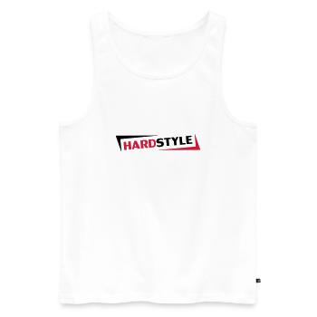 Hardstyle - Débardeur bio Premium Homme - blanc - Devant - Michal (187cm)