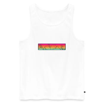 ridm alienflower seedz - Männer Premium Bio Tank Top - Weiß - Vorne - Michal (187cm)