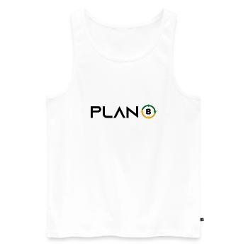 Bitcoin Trading Crypto Stocks - Débardeur bio Premium Homme - blanc - Devant - Michal (187cm)