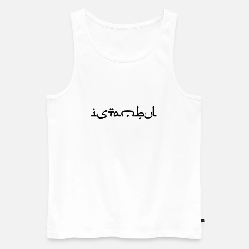 istanbul - Männer Premium Bio Tank Top - Weiß