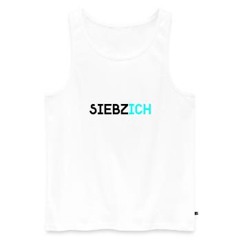 siebzich - Débardeur bio Premium Homme - blanc - Devant - Michal (187cm)