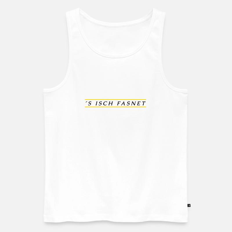 Fasnet - Männer Premium Bio Tank Top - Weiß