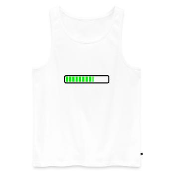 download_2 - Männer Premium Bio Tank Top - Weiß - Vorne - AI Model Male 178 light (178cm)
