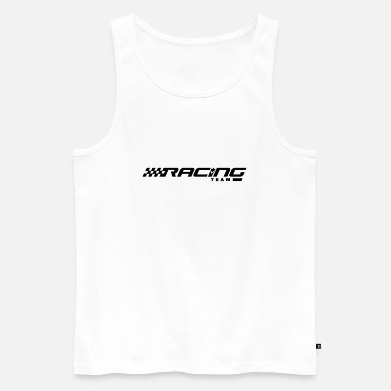 racing_team_1f1 - Männer Premium Bio Tank Top - Weiß