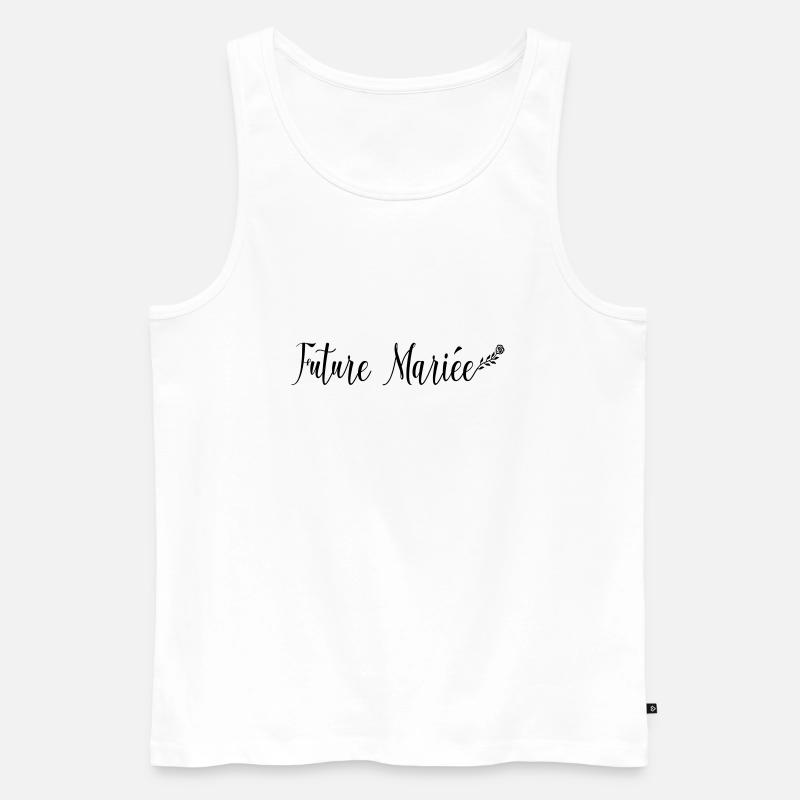 future marie - Männer Premium Bio Tank Top - Weiß