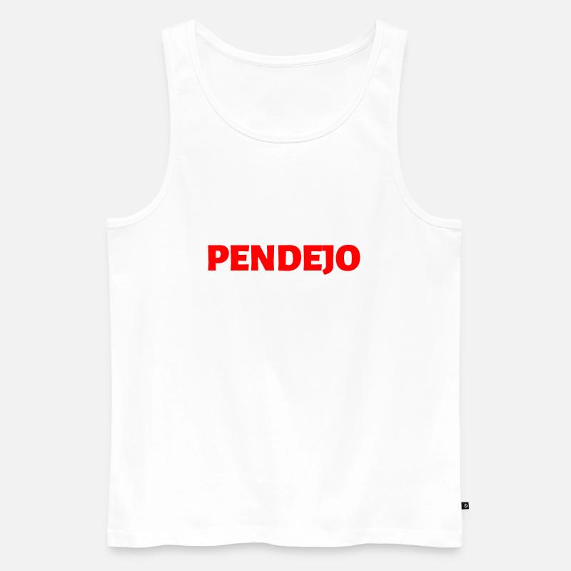 Spanisch Sprache - Männer Premium Bio Tank Top - Weiß