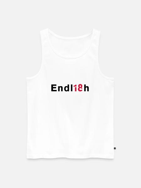Endlich 18 - Männer Premium Bio Tank Top - Weiß