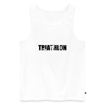 Triathlon - Débardeur bio Premium Homme - blanc - Devant - Michal (187cm)