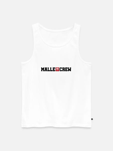 Malle Crew Mallorca - Men's Premium Organic Tank Top - white