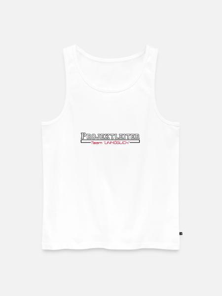 projektleiter - Männer Premium Bio Tank Top - Weiß
