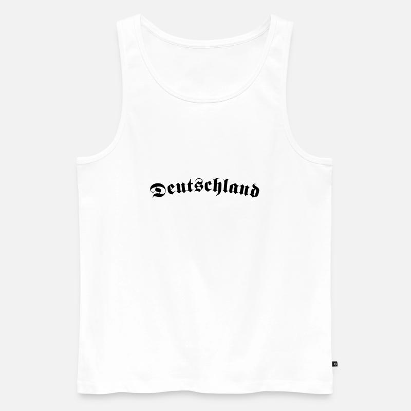 deutschland1 - Männer Premium Bio Tank Top - Weiß