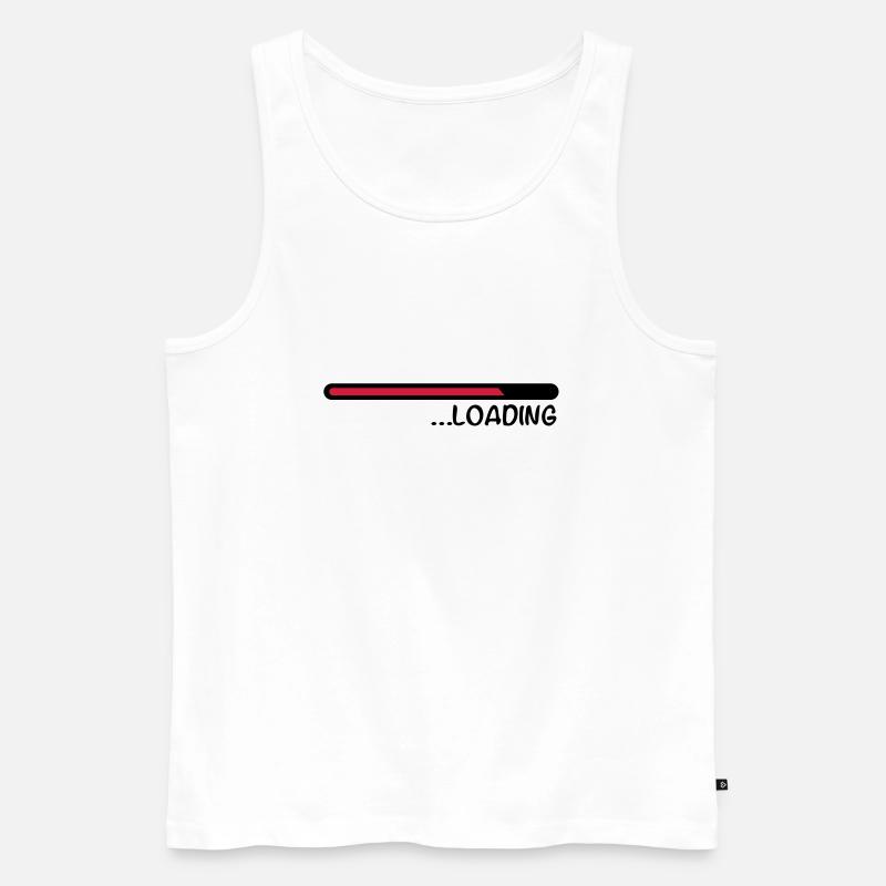 loading_cc2 - Débardeur bio Premium Homme - blanc