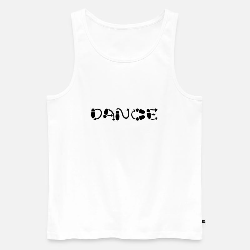dance - Männer Premium Bio Tank Top - Weiß