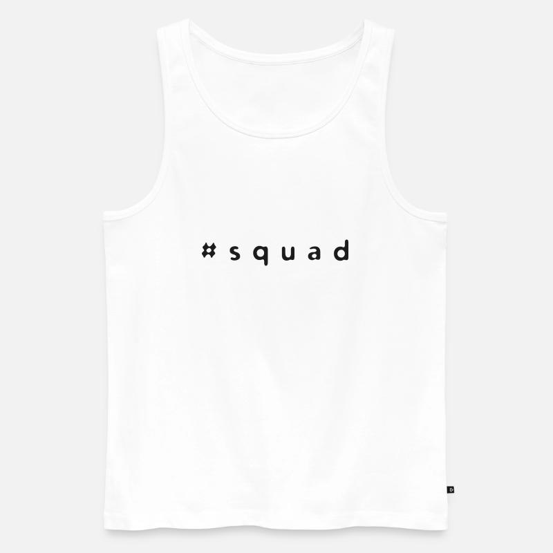 squad - Teamgedanke - Männer Premium Bio Tank Top - Weiß