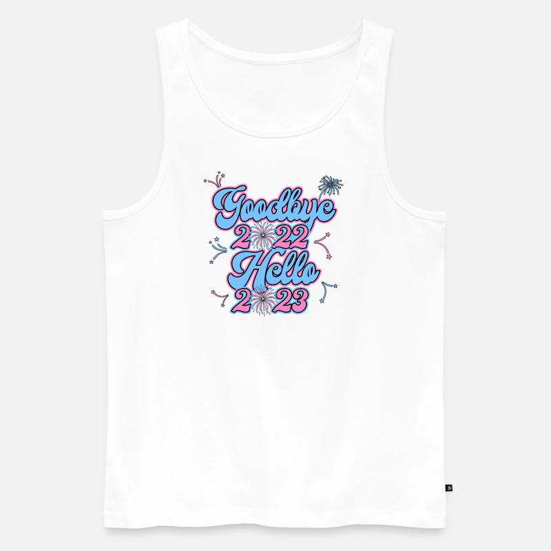 Goodbye 2022 - Männer Premium Bio Tank Top - Weiß