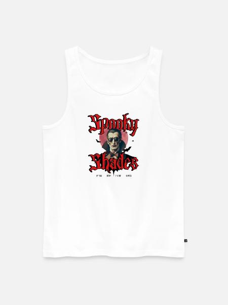 Graf Spookula - Männer Premium Bio Tank Top - Weiß